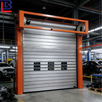 Porte rapide à enroulement en spirale pour garage, porte à enroulement en spirale à grande vitesse, porte à enroulement en spirale à grande vitesse