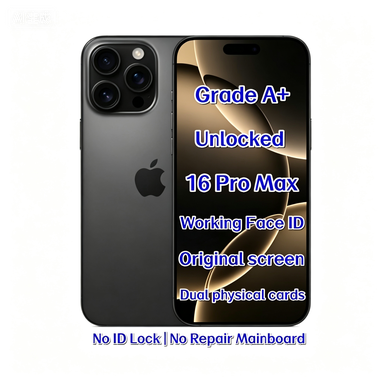 Wholesale Used Unlocked for 16 Pro Max 256GB Black Titanium A18 Pro 5G 8GB RAM Factory Price Bulk Supply