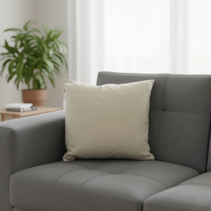 Coussin et oreiller de siège doux Antelina Ice Point Velvet Cooling Rice White 50x50 avec rembourrage en polyester - Product Image 3