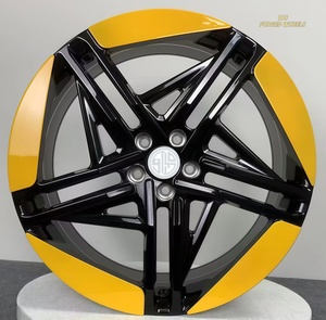 168 Tùy Chỉnh Mới 16-24 Inch Hợp Kim Nhôm Đa Nói Màu Vàng Đen Giả Mạo Bánh Xe Thích Hợp Cho Accord Cực Krypton 007gt - Product Image 1