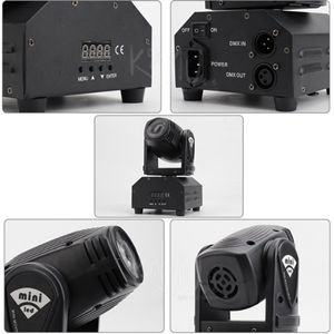 Mini Luz Móvil LED de 10W YG-12304 Activada por Sonido para Escenarios, Bodas, Bares y Uso en Interiores - Product Image 2