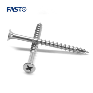 Tornillo <span class=keywords><strong>de</strong></span> Cubierta <span class=keywords><strong>de</strong></span> Acero Inoxidable SS304 A2 con Cabeza Torx y Punta Tipo 17 para Terrazas <span class=keywords><strong>de</strong></span> Madera - Product Image 1