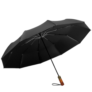 Paraguas de diseño automático de lujo Paraguas de lluvia personalizado plegable a prueba de viento de alta calidad con impresión UV Market Travel Umbrella Case Adultos - Product Image 6