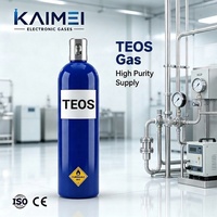 9N TEOS Tetraetil Orto-silicato 99.9999999% Grado Electrónico Precursor de SiO2 CVD Cilindro de 19L 47L para Fabricantes de Semiconductores