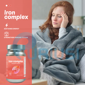 Suplemen Kapsul Kompleks Zat Besi, Meningkatkan Imunitas, <span class=keywords><strong>Vitamin</strong></span> C, <span class=keywords><strong>Vitamin</strong></span> B6, dan <span class=keywords><strong>Vitamin</strong></span> <span class=keywords><strong>B12</strong></span>, Suplemen Makanan - Product Image 3