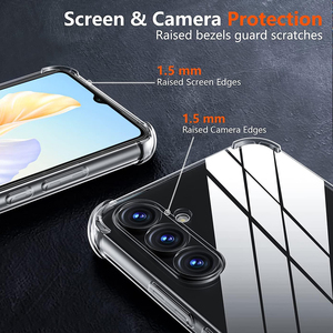 Coque de luxe transparente en silicone TPU souple antichoc pour Samsung Galaxy S24 S23 FE Plus Ultra A55 A35 A25 A15 A54 A34 A24 <span class=keywords><strong>A14</strong></span> - Product Image 3
