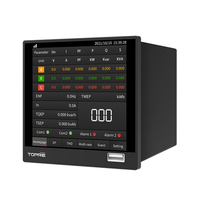 Compteur de puissance numérique multifonctionnel sans fil 4G MQTT avec écran LCD 96*96mm, analyse de tension, de courant et d'harmoniques, service OEM