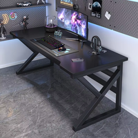 Table de jeu informatique en acier carbone moderne et simple de haute qualité pour salle d'e-sport