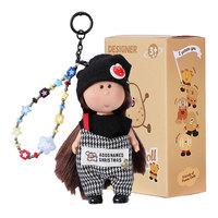 Pendentif de sac mignon fait main en forme de patate, motif chauve-souris tendance, breloque décorative pour sac à dos, porte-clés, cadeau pour filles