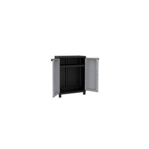 TERRY - 1002709 Armoire en résine 2 portes 68x39x91,5 - 1 étagère intérieure réglable-EAN 8005646027093 CABINETS - Product Image 1
