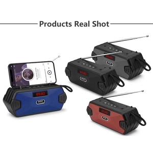 Enceinte portable d'extérieur Hi-Fi avec basses profondes, sans fil Bluetooth, radio FM, lecteur MP3, subwoofer, boîte à musique, haut-parleur audio - Product Image 5
