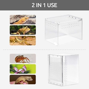 เคสอะคริลิคแม่เหล็ก,กล่องเพาะพันธุ์สัตว์เลื้อยคลานกรงสวนขว<span class=keywords><strong>ด</strong></span>สำหรับแมงป่องสลิง<span class=keywords><strong>ไอ</strong></span><span class=keywords><strong>โซ</strong></span>โทปจิ้งจกแมลงสาบ - Product Image 3