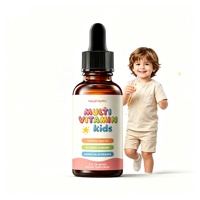 OEM AegleWell Gouttes liquides multivitaminées pour enfants 60 ml Vitamine A C D B Complex Soutien immunitaire Supplément nutritionnel pour enfants