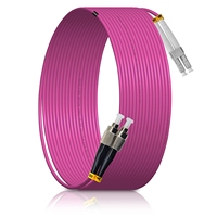 3M 2 * LC/UPC à 2 * SC/UPC OM4 Cordon de raccordement Duplex Monomode Câble de raccordement à fibre optique