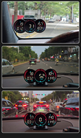 2023 nouveau G17 affichage tête haute GPS 100% compteur de vitesse numérique de voiture universel