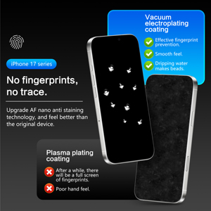 Aurey 2.5D Chống Gián Điệp 9H Tempered Glass Phim Cho iPhone 16 17 Pro Max Di Động Màn Hình Protectorwith Cài Đặt Khay - Product Image 2