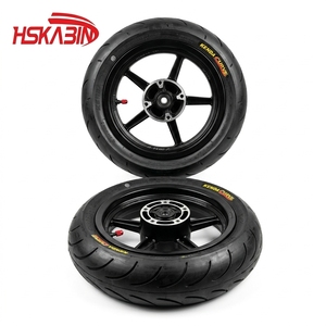 Roues en caoutchouc de 12 pouces NEUVES HSKABIN 110/70-12 120/70-12 avec pneus à chambre à air pour roues de moto TUTTIO YOZMA - Product Image 1