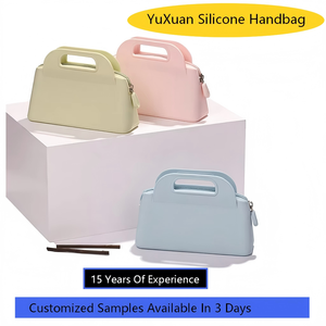 Sac en silicone, porte-monnaie de voyage décontracté, compact et pratique, sac de rangement couleur bonbon, 183x124.5x59mm - Product Image 2