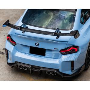 สปอยเลอร์หลังคาร์บอนไฟเบอร์แบบแห้ง สำหรับ BMW G87 M2 ปี 2023-2027 รุ่น Ad V3 สไตล์ GT Wing - Product Image 4