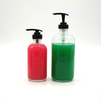 Bouteilles de lotion de qualité supérieure de 15 ml, 60 ml, 250 ml en gros avec pompe pulvérisatrice pour shampoing, gel douche, soins personnels