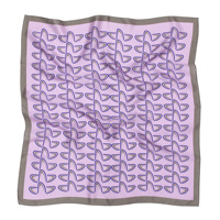 Écharpe en twill de soie de haute qualité de style européen, imprimée numériquement, 90*90 cm, personnalisable, foulard pour femmes, écharpe en soie