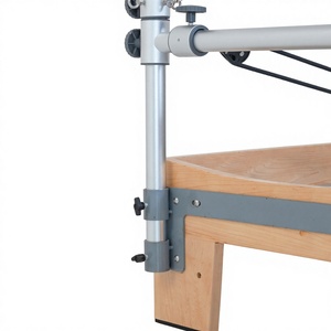 Reformer <span class=keywords><strong>de</strong></span> <span class=keywords><strong>Pilates</strong></span> con <span class=keywords><strong>Torre</strong></span> <span class=keywords><strong>de</strong></span> Alta Calidad, Medio Trapecio <span class=keywords><strong>de</strong></span> Madera, Reformer Clínico <span class=keywords><strong>de</strong></span> Microfibra con <span class=keywords><strong>Torre</strong></span> - Product Image 6