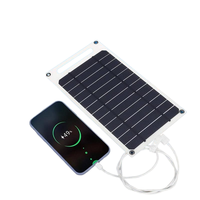 Panneau solaire flexible monocristallin ultra-léger 20W avec port USB intégré pour la charge de petits appareils en extérieur