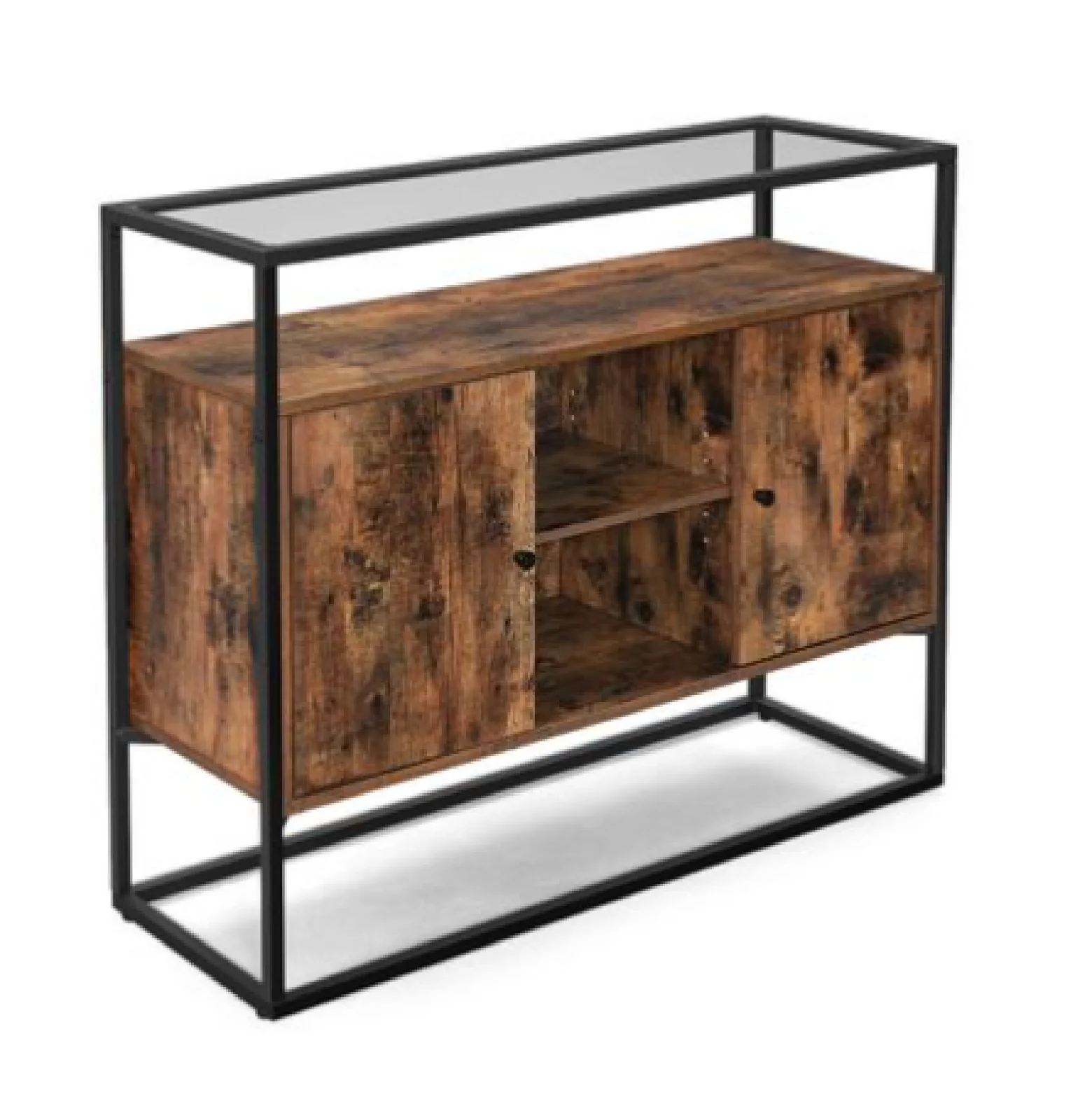 Industriële Vintage Kast Hal Slim Console Tafel Kast Unit Dressoir