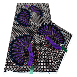 Tela Ankara de Alta Calidad para Ropa Africana, Tela Africana 100% Algodón con Estampado de Cera, Tela Holandesa para Confección de Vestidos y Trajes - Product Image 1