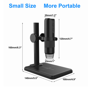 HD Digital Pocket USB Video Electron Camera LED Illumination 1280X720 Resolution 40X-1600X Magnification LCD Display MS5-B Used - Product Image 3