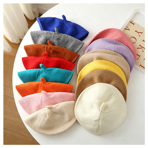 <span class=keywords><strong>Béret</strong></span> en tricot pour bébé aux couleurs bonbons, adorable <span class=keywords><strong>béret</strong></span> d'hiver pour nourrissons, <span class=keywords><strong>béret</strong></span> en tricot pour nouveau-nés et tout-petits, bonnet pour bébés garçons et filles de 0 à 3 ans - Product Image 3