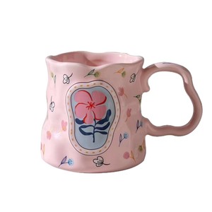 <span class=keywords><strong>Mug</strong></span> à café en céramique de 380 ml, mignon et fait main, vaisselle amusante pour hommes, femmes, anniversaire - Product Image 6