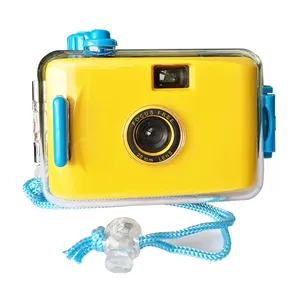 Cámara de película reutilizable de 35mm, cámara Manual desechable para niños, Material plástico ABS, bajo el agua, 5M, cámaras de película impermeables