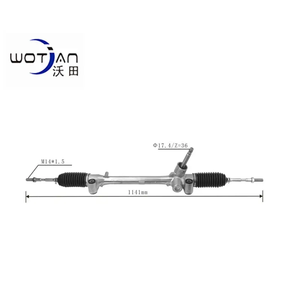 Venta al por mayor nuevo sistema de piñón y cremallera de dirección RHD para Toyota Yaris Vitz Wish <span class=keywords><strong>45510</strong></span>-0D550 modelo Vios fuente de alimentación eléctrica - Product Image 3