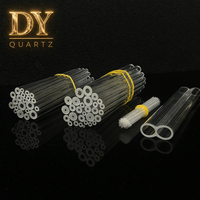 Tubo Capilar de Vidrio de Cuarzo Transparente de 0.1mm-0.5mm, Servicios Personalizados de Doblado, Corte y Soldadura |   Superficie Pulida Libre de Ozono de Alta Pureza