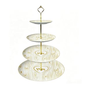 Platos, Tazones y Tazas para Hotel y Cafetería, Vajilla Elegante de Porcelana Blanca con Borde Dorado y Diseño de Corazón, de 6.5 a 14 Pulgadas, Venta al Por Mayor - Product Image 5