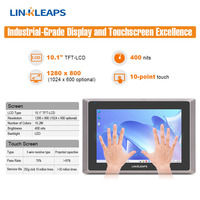 Linkleaps 10.1 "ila 21.5" 8. 12th Gen I5 I7 endüstriyel Panel PC dokunmatik Panel PC endüstriyel bilgisayar ile çift 2.5GbE LAN IP65