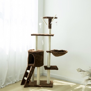 Design attrayant moderne de haute qualité confortable durable grand chat griffoir en gros bonne taille arbres à chat pour chats - Product Image 3