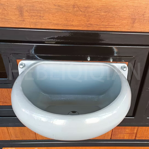 Estábulo para Cavalos de Bambu Anti-Chute de <span class=keywords><strong>3</strong></span>,6 m, Estábulo Forte e Resistente, Painel Frontal de Estábulo Galvanizado com Porta - Product Image 6