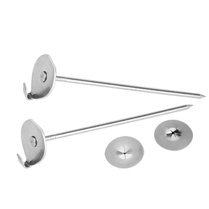 Anclaje de Acero Inoxidable 304 con Arandela de 0.4mm de Espesor, Gancho de Aislamiento Industrial - Product Image 5