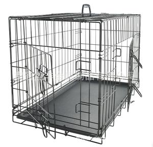 Hete Aanbieding Hondenkooien Grote Sterke Duurzame Opvouwbare Metalen Draadkooi met Knoopsluiting IJzeren Draad Hondenkrat met Beste Prijs - Product Image 6