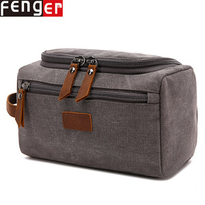 Toiletry <b>Bag</b> Large Capacity Multi Functional Rectangle Blue With Detachable Handle For Home Storage - Product Image 2