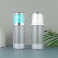 Bouteilles de sérum de pulvérisateur de pompe ABS de haute qualité de luxe 30ml 40ml 50ml sans air utilisées pour les cosmétiques et l'emballage de lotion