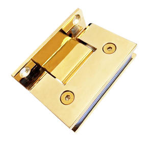 90 डिग्री फ्रेमलेस ग्लास दरवाजा पिवट आधुनिक डिजाइन पीतल जस्ता मिश्र धातु स्टेनलेस स्टील शॉवर बाथरूम बाड़े ग्लास हिंज - Product Image 5