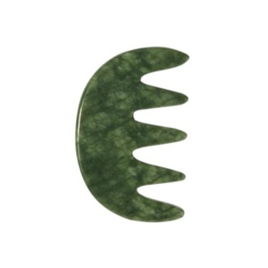 Peigne Gua Sha en pierre de jade, peigne de <span class=keywords><strong>massage</strong></span> en jade, masseur de cuir chevelu, outils de <span class=keywords><strong>massage</strong></span> pour le cuir chevelu, la tête et les cheveux, masseurs manuels <span class=keywords><strong>du</strong></span> <span class=keywords><strong>visage</strong></span> et <span class=keywords><strong>du</strong></span> cuir chevelu - Product Image 1