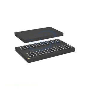 Composants électroniques W94AD2KBJX5E 90 TFBGA Mémoire en stock - Product Image 1