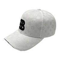 Gorra de Béisbol de Satén de 6 Paneles con Logotipo Personalizado, Bordado 3D en Relieve, Perlas, Estética de Lujo, Gorra Estilo Dad, Impresión Completa, Gorra Vintage