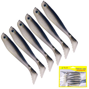 6 <span class=keywords><strong>esche</strong></span> da <span class=keywords><strong>pesca</strong></span> morbide pz/borsa <span class=keywords><strong>esche</strong></span> <span class=keywords><strong>artificiali</strong></span> morbide 10CM 5.3G <span class=keywords><strong>esche</strong></span> morbide lisce di simulazione <span class=keywords><strong>per</strong></span> carpe marine - Product Image 3