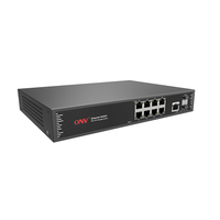 ONV L2+ Managed 8 Port Gigabit Switch Kapasitas 128Gbps MSTP/<50ms & ACL/QoS untuk Jaringan Inti Perusahaan
