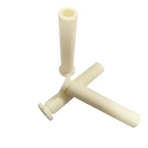 Custom High Temperature Ivory High Purity 99% Ceramic Al2O3 Pipe Alumina Ceramics Tube